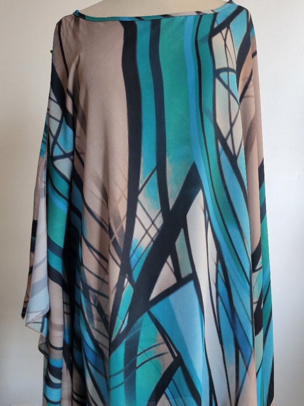 Ashley Stewart Abstract Print Tunic Top | Women's Size 18/20